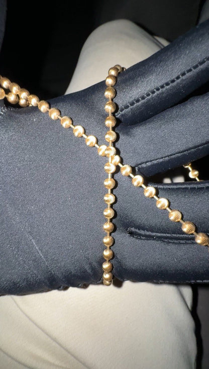 LASER gold chain