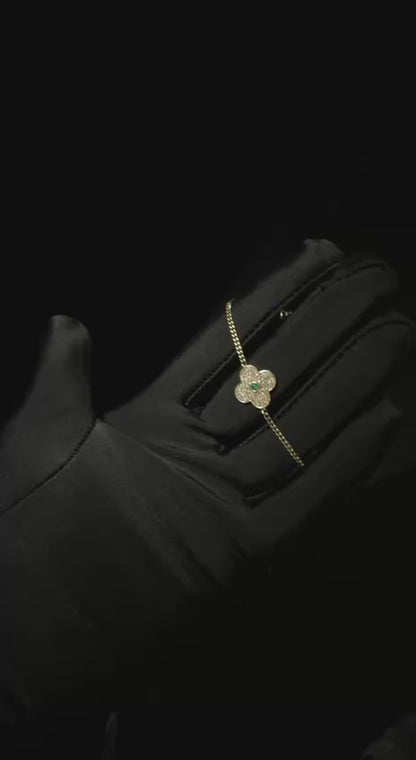 EMRLD flower bracelete