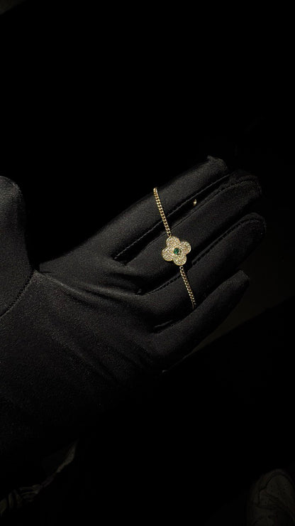 EMRLD flower bracelete